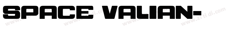space valian字体转换
